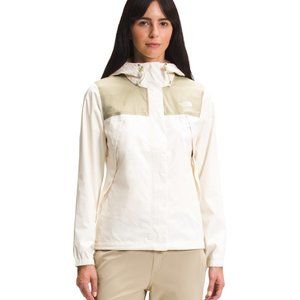 Women's Antora Jacket - Gravel-Gardenia White